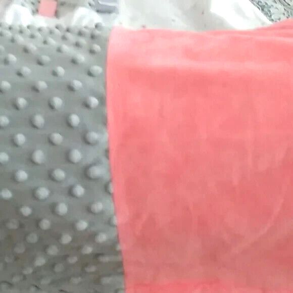 Teddy Bear Embroidery Art Mar Baby Crib Blanket 39 x 30 Soft Bedding Mirror - Picture 6 of 8